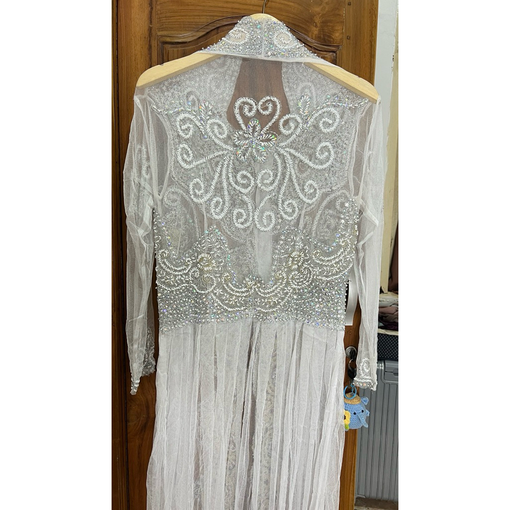 PRELOVED KEBAYA AKAD PUTIH JUMBO