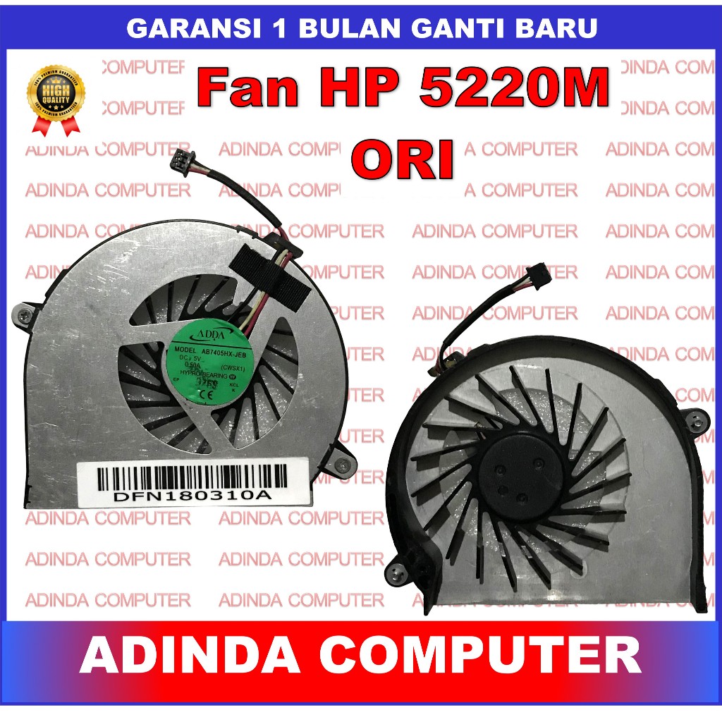 Kipas Fan HP Probook 5220M 5220 ORI