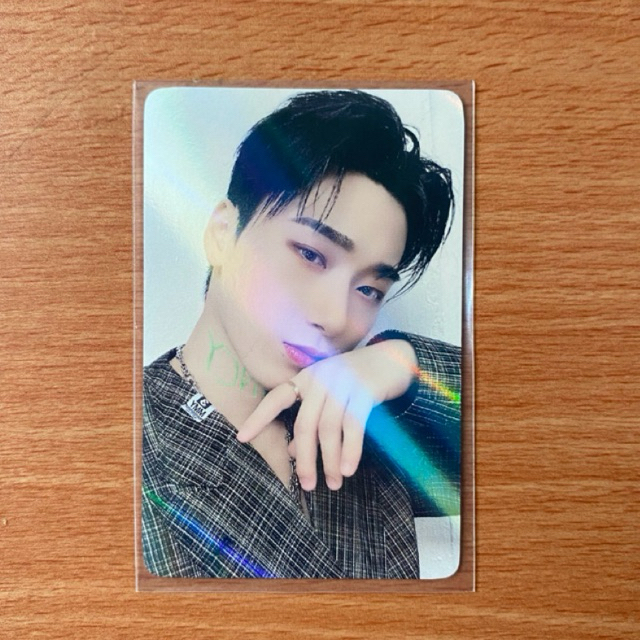[BACA DESKRIPSI] PC San Outlaw Hologram (Official POB Makestar) Choi San Ateez