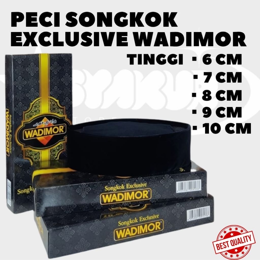 peci songkok wadimor peci wadimor exlusiv koliah hitam peci santri peci hitam