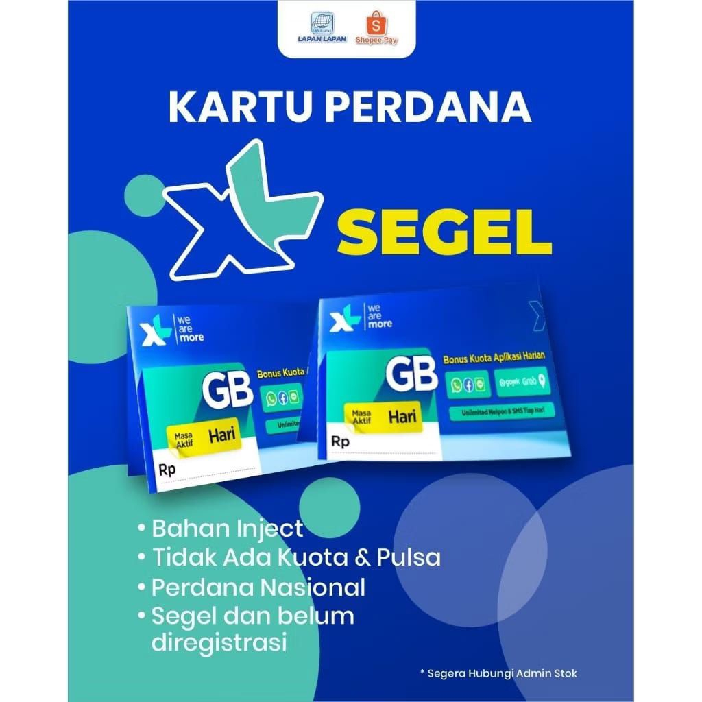 KARTU PERDANA XL NO KUOTA