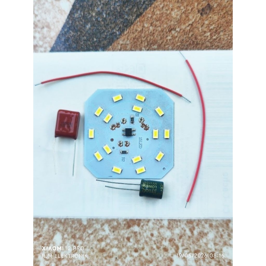 Paket kit modul pcb lampu LED 15 watt
