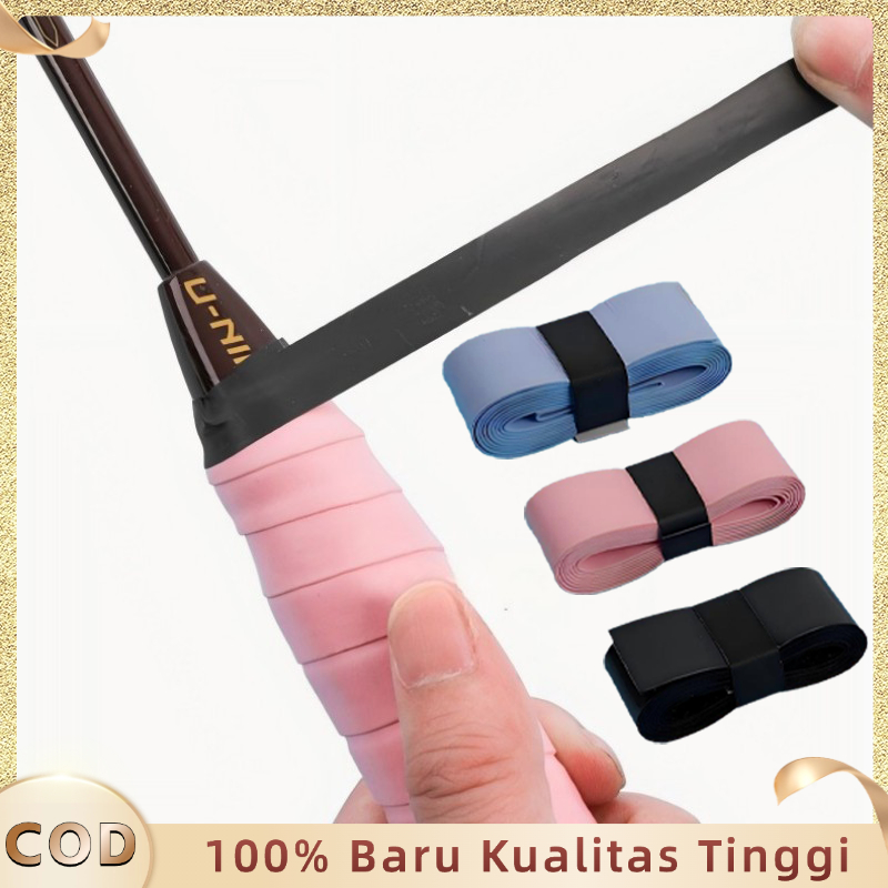 Pegangan Raket Badminton Grip Karet Handgrip Raket Badminton Karet 2pcs Grip Raket Pelapis Pelindung