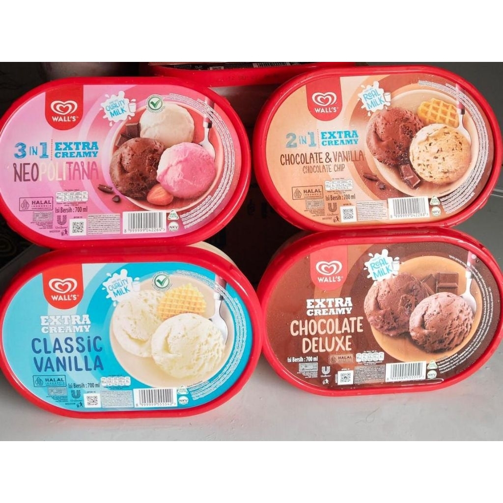 bundling ice cream Wall's / es krim walls ice cream isi 700ml
