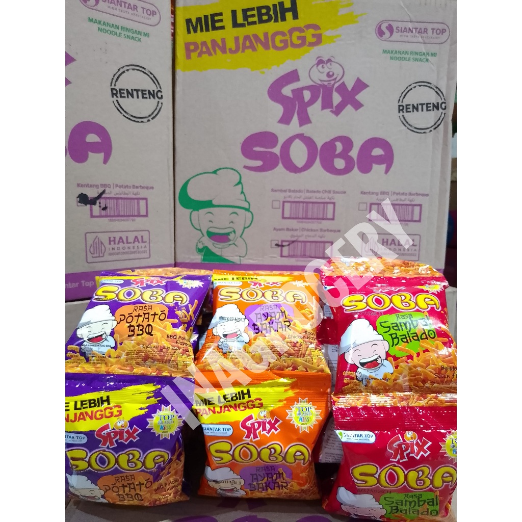 SPIX SOBA MIE SNACK ECERAN 1000 DUSS