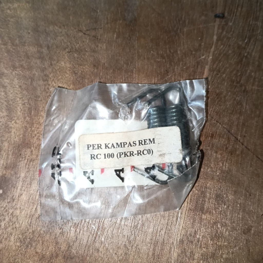 Per kampas rem RC100 Per kampas rem belakang RC 100 Per kampas rem RC 100 Spring Brake Shoe RC 100