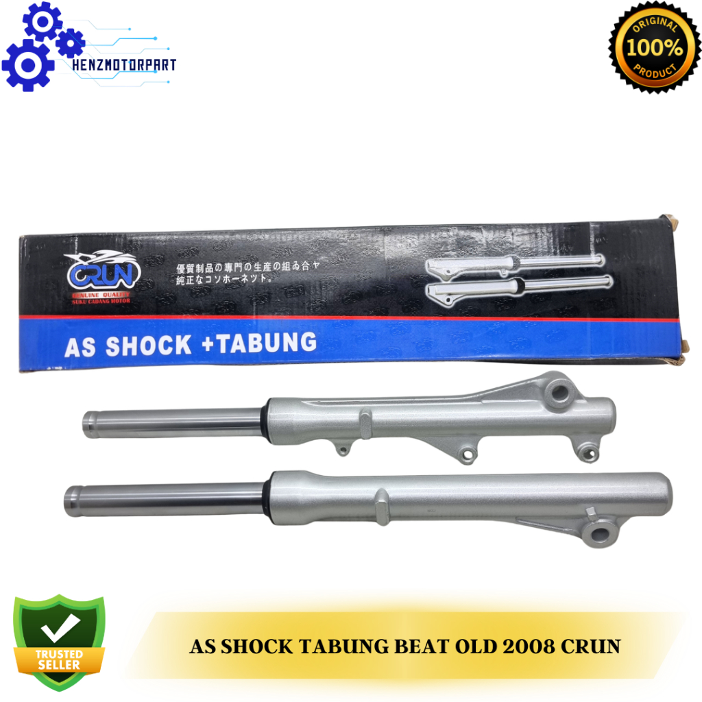AS SHOCK DEPAN PLUS TABUNG PIPA SHOCK SHOK SKOK TABUNG SHOCKBREAKER DEPAN KOMPLIT BEAT OLD 2008 / BE