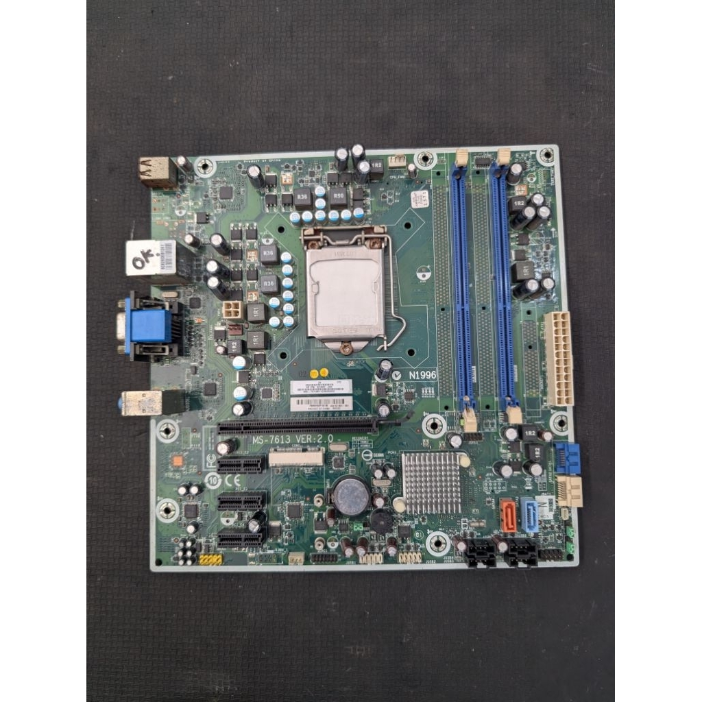 mobo PC compaq h61 socket 1155, normal
