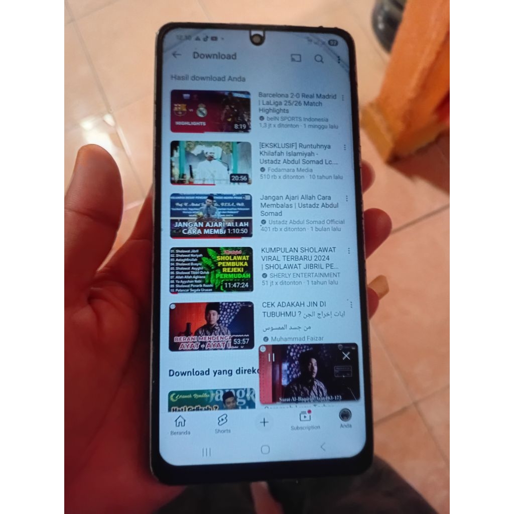 Hp Samsung A73 5g Second Bekas handphone