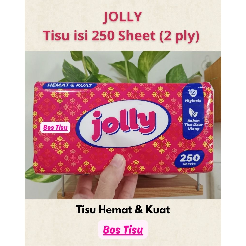 Tisu Jolly 250 Sheet - Tisu Jolly isi 250 Sheet