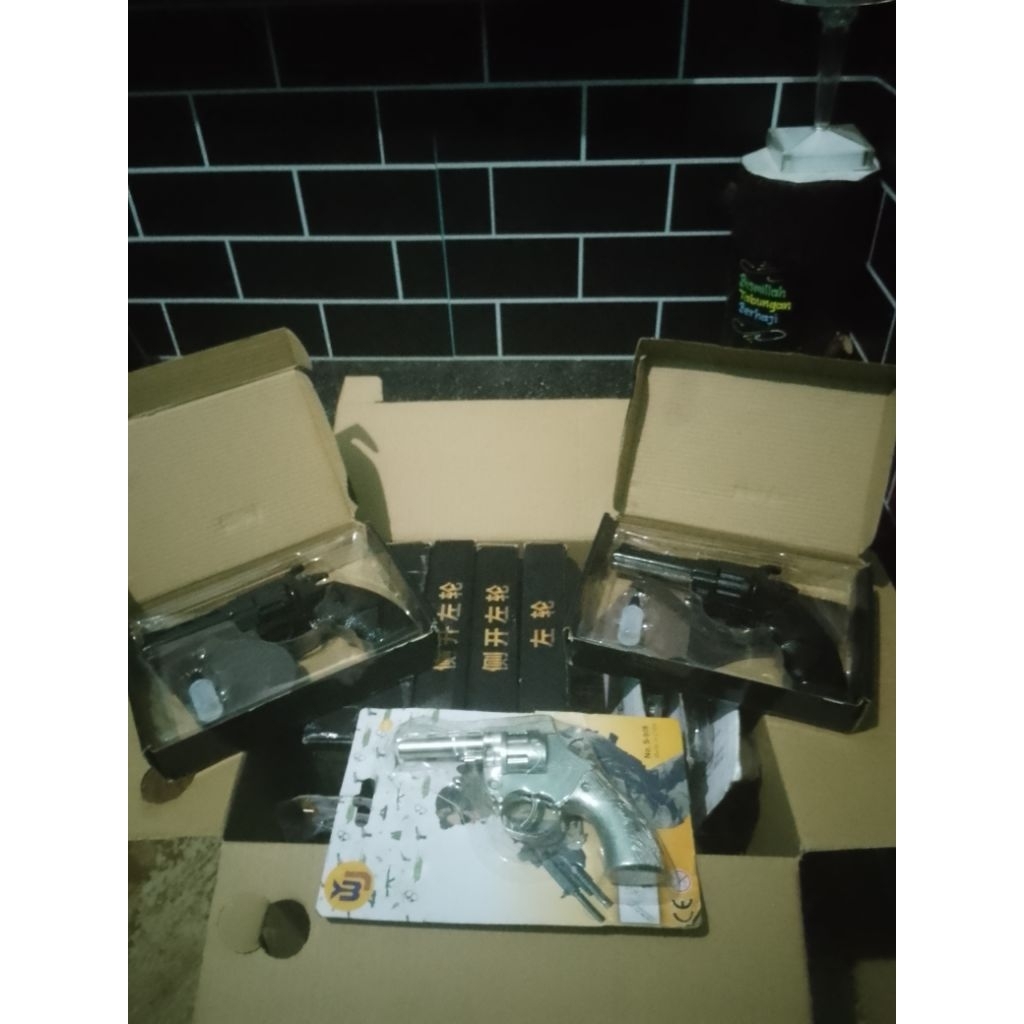 CUCI GUDANG FOR SALE MAENAN ANAK ANAK COWOK RING CUP GUN mainan old tanpa peluru