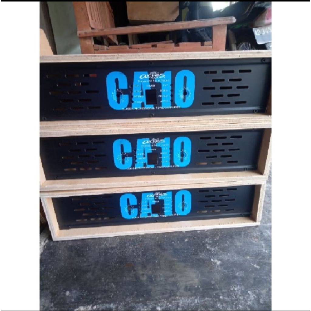 BOX POWER CA 10 LENGKAP PLAT DEPAN BELAKANG
