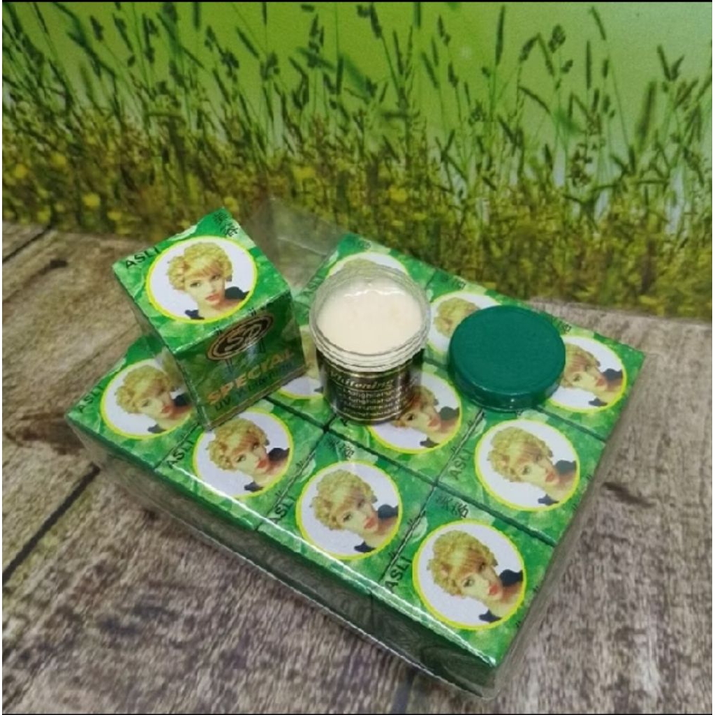 12Pcs hijau Sp Cream