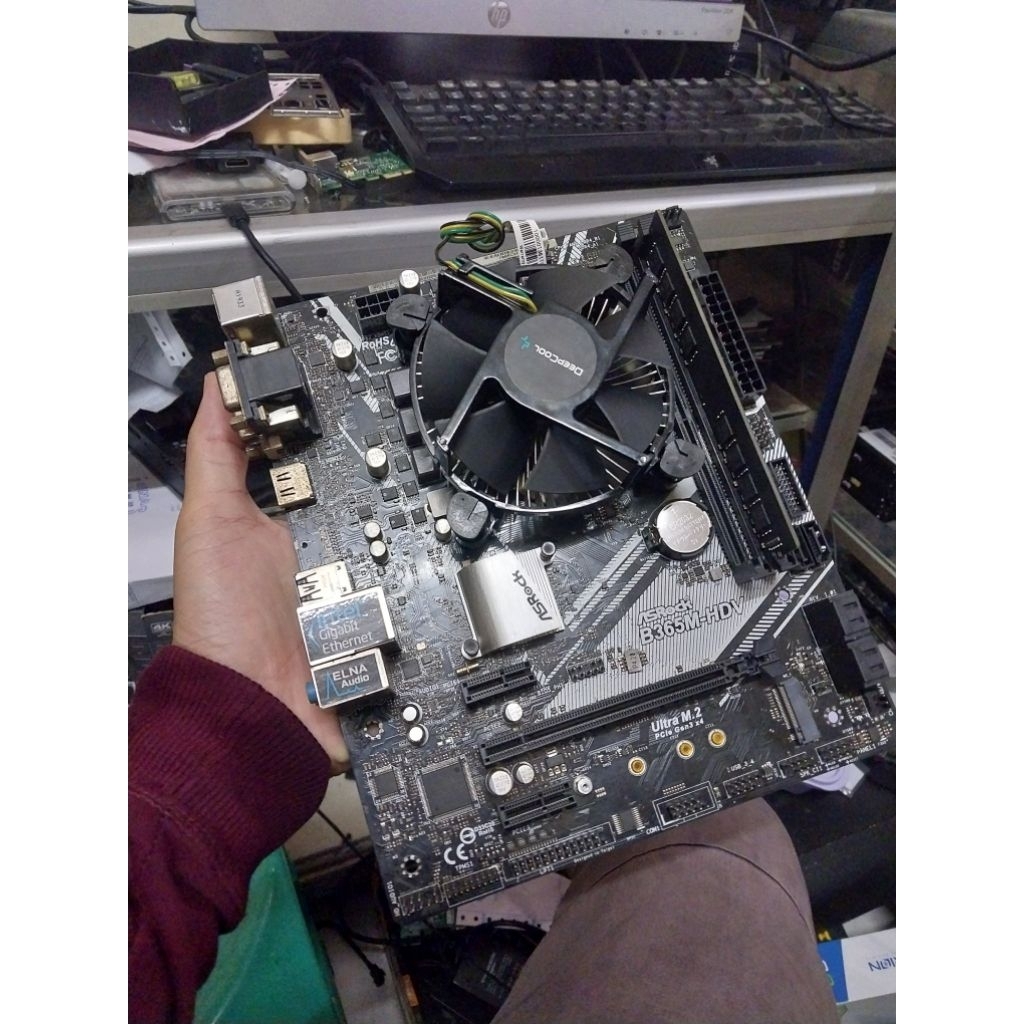 I5 9500t mb Asrock b365m hdv