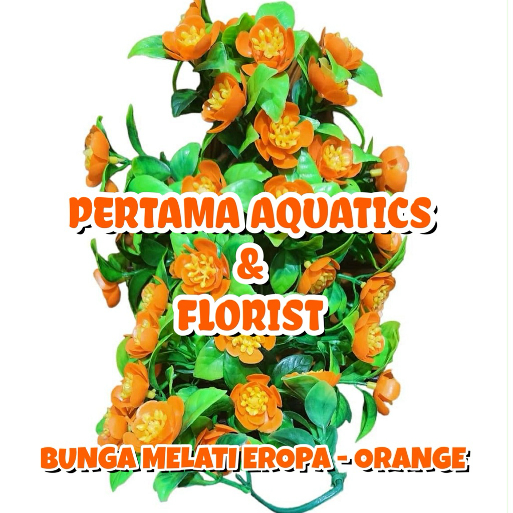 C5 Juntai Bunga Melati Eropa (Tanpa Breket)/ Juntai Bunga Plastik/ Juntai Bunga Hiasan/ Juntai Bunga