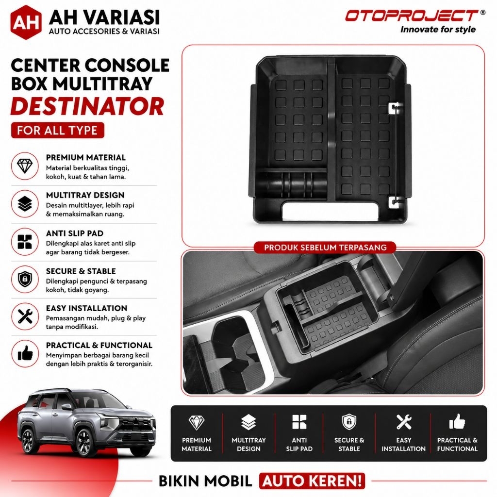 Destinator 2025 - Multy Tray Console Tengah Destinator Otoproject