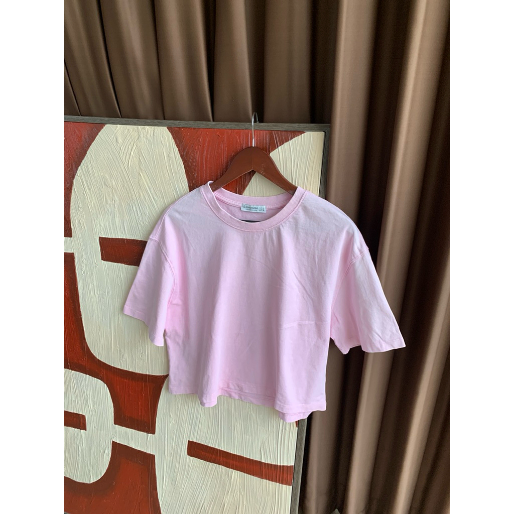 PRELOVED pink tshirt (uk di desc)