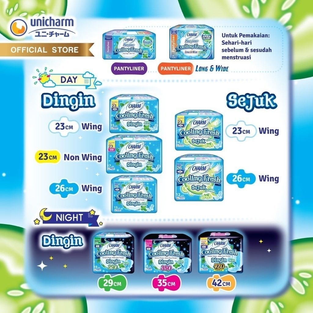 Charm Cooling Fresh Pembalut Wanita