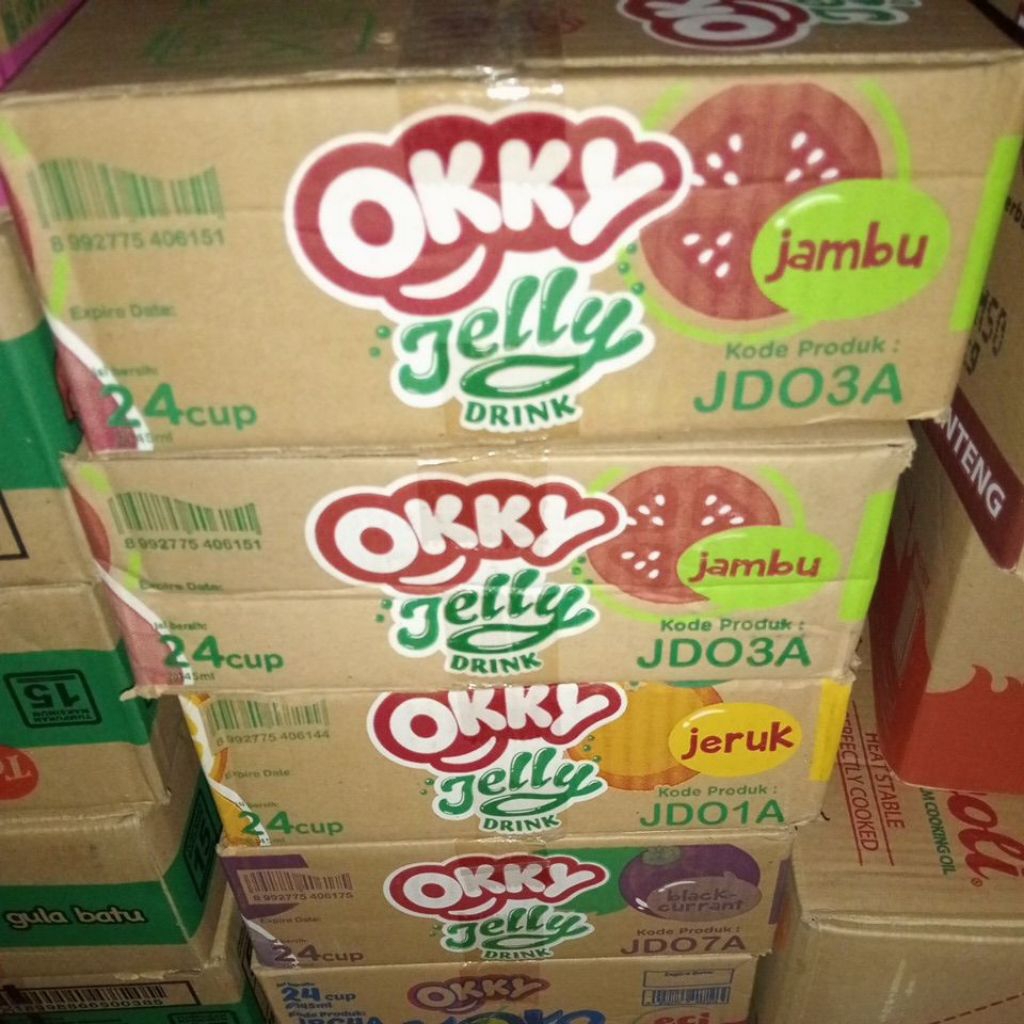 MINUMAN RASA BUAH OKKY JELLY DRINK (1 KARTON)