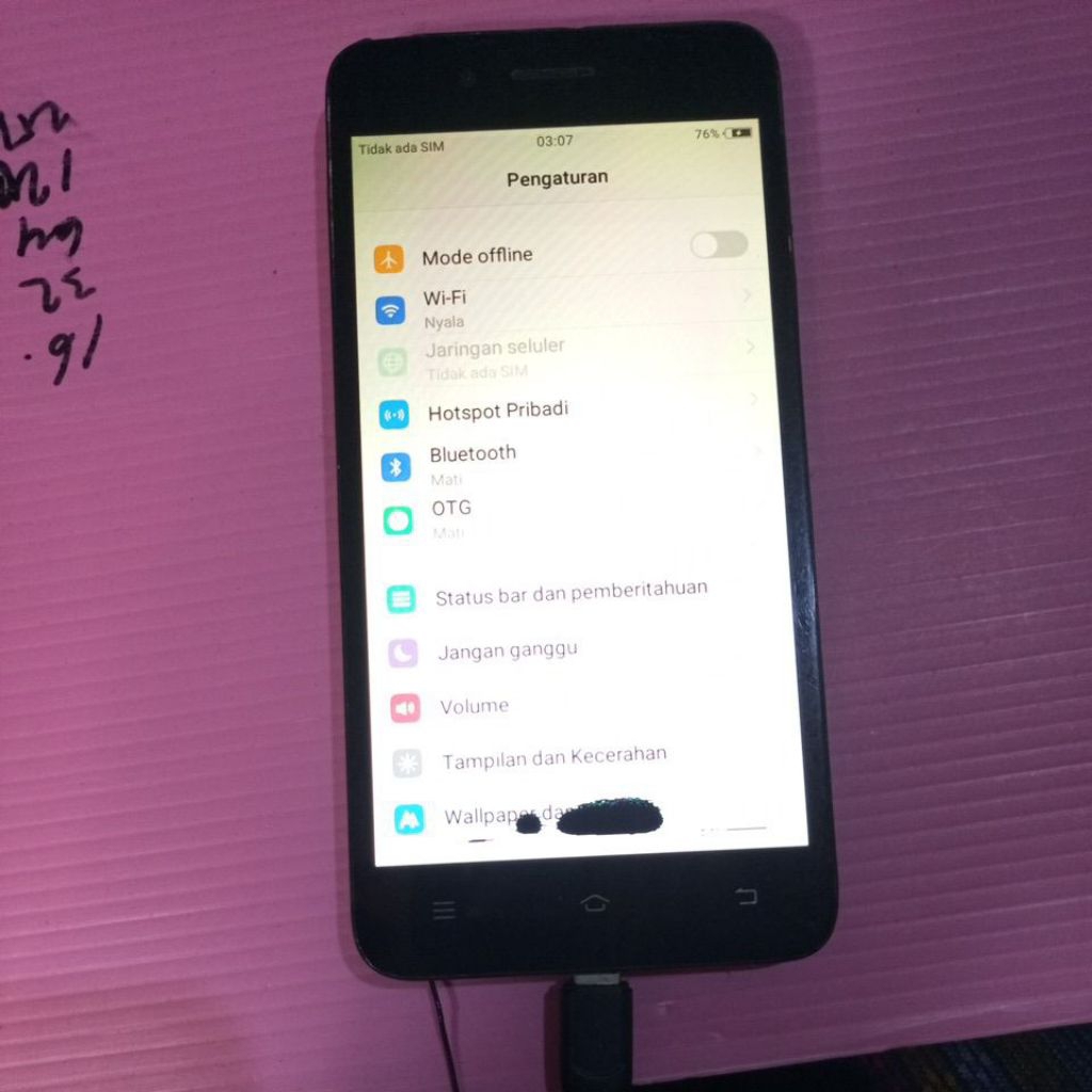 lcd+prame vivo y53 copotan baca deskripsi