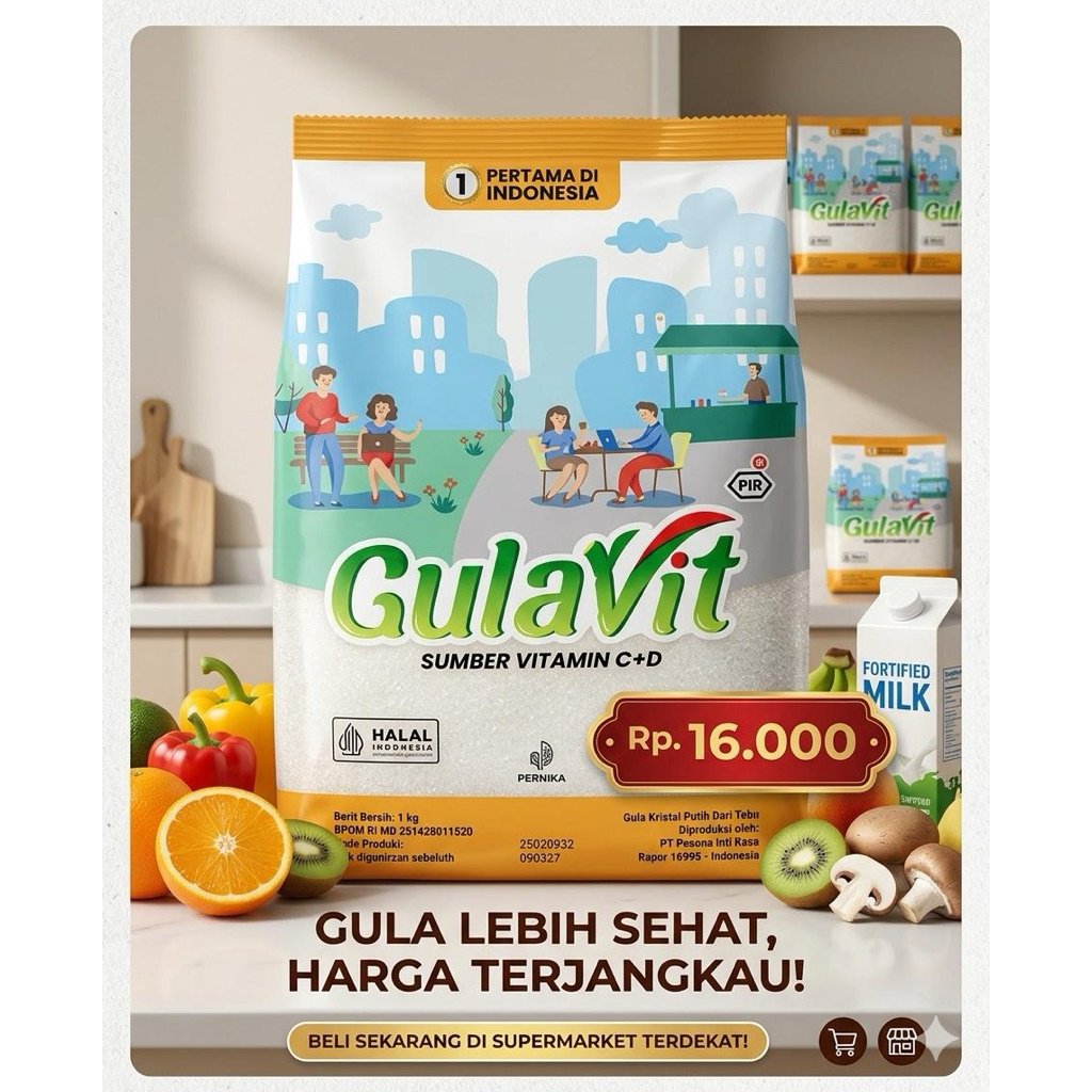 GulaVit gula pasir - gula premium promo