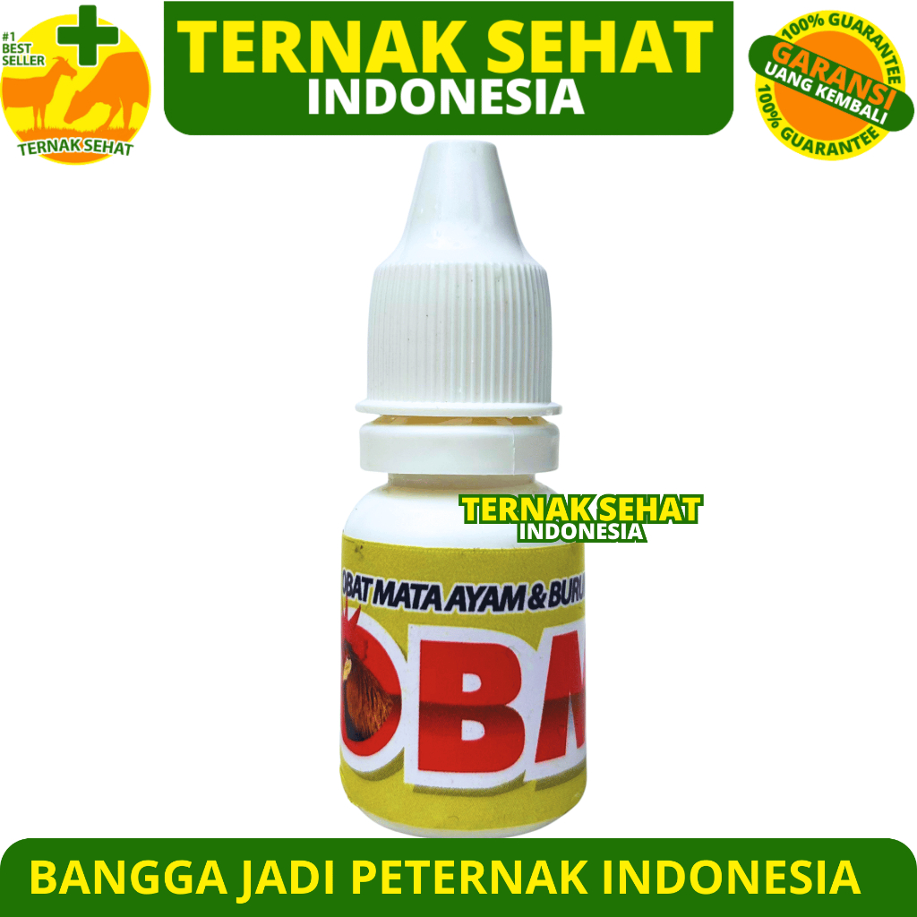 OBM Tetes Mata Ayam dan Burung 5ml - Tetes Mata Ayam - Perawatan Mata Burung Ayam Aduan & Unggas