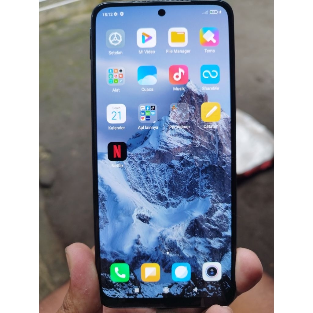 Mesin Xiaomi Redmi Note 10 4/64 Normal Tested