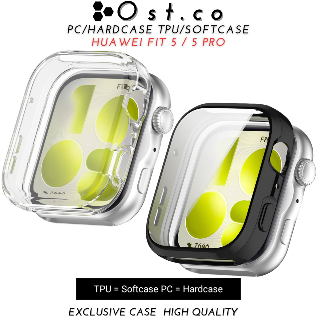 Bumper Softcase Huawei Watch Fit 5 / Huawei Fit 5 Pro Hardcase Huawei Fit 3 Huawei Fit 4 / Huawei Wa