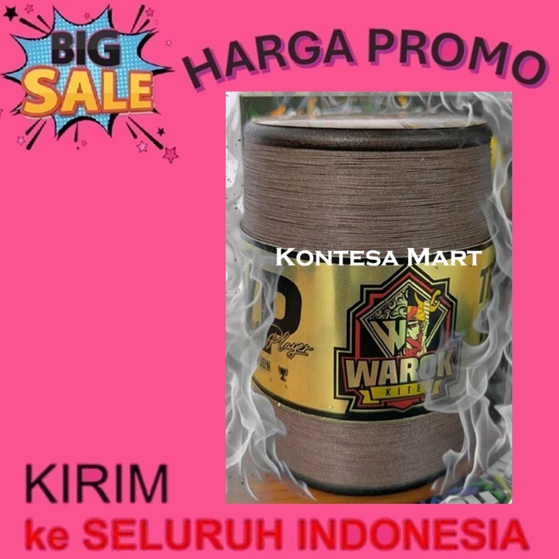 Senar Gelasan Mvp Matot 0,23 Layangan Benang Halus Super Tajam 6000 Yard Benang Kite Sukoi Turnamen