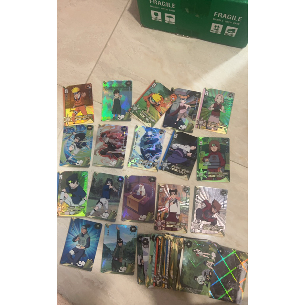 kartu naruto bulk total kartu 50