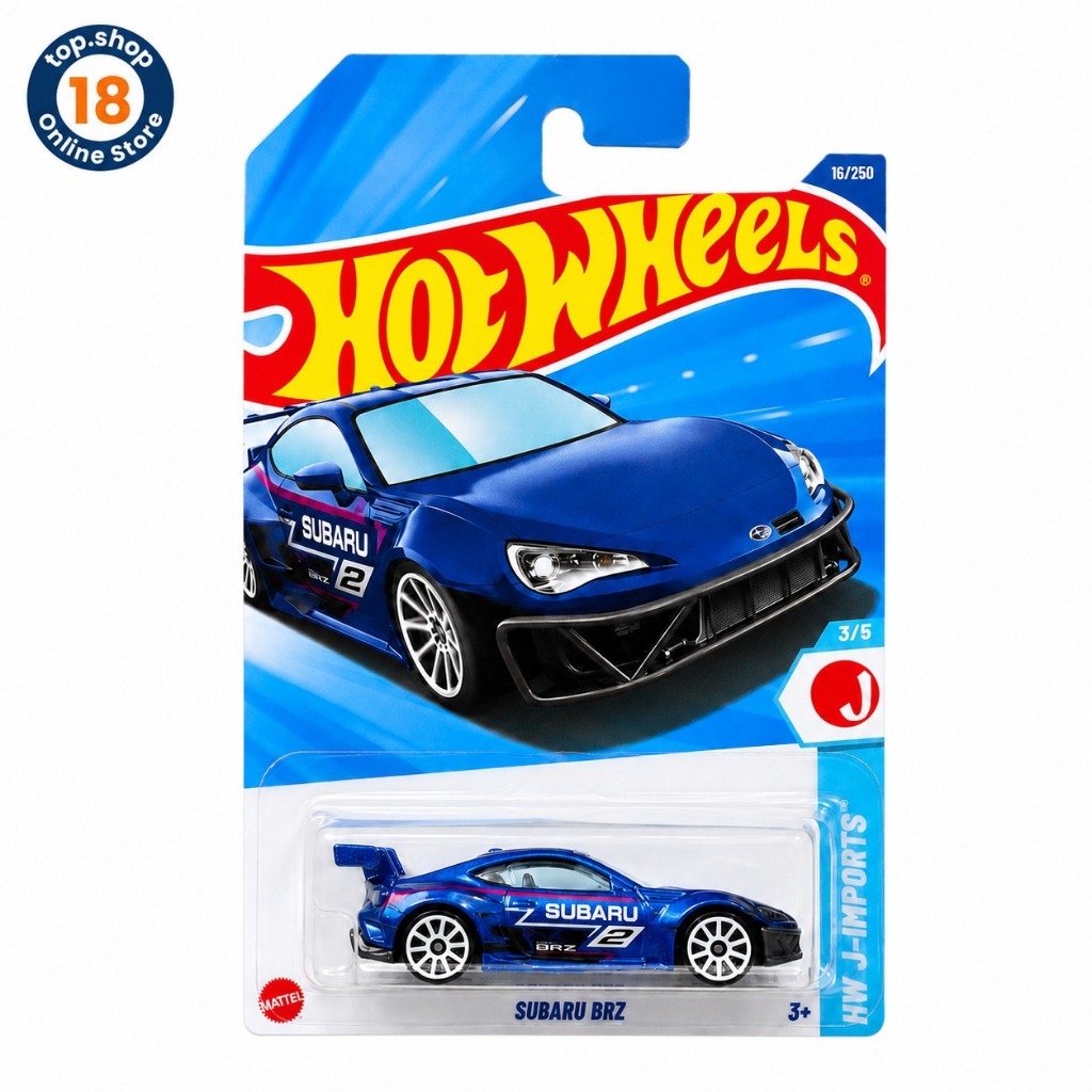 Hot Wheels Subaru BRZ Putih Dan Biru Diecast Subaru Hotwheels Subaru BRZ