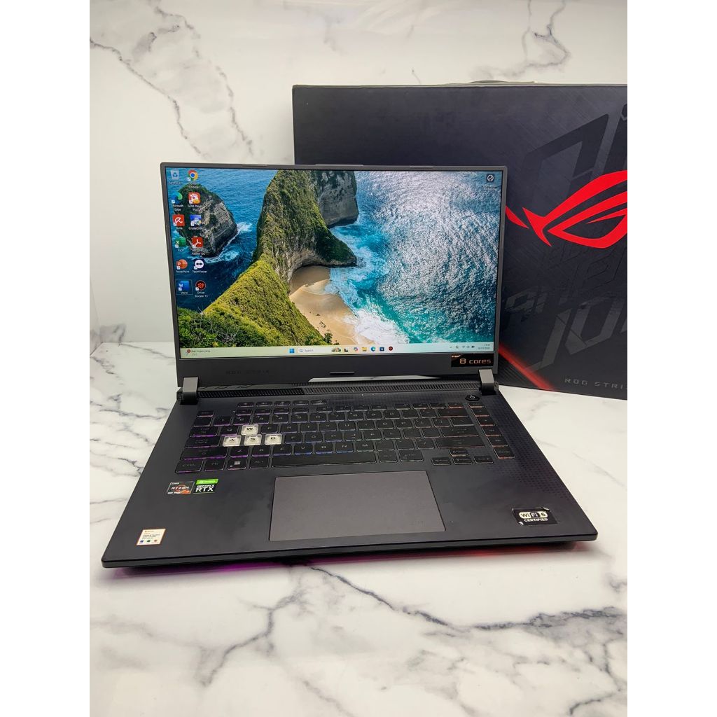 Asus ROG Strix G15 G513IC Ryzen 7 4800H RTX 3050 RAM 8GB SSD 512GB