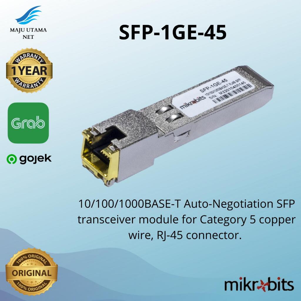 Mikrobits SFP Transceiver SFP-1GE-45 SFP ( RJ45 ) RJ-45 Connector