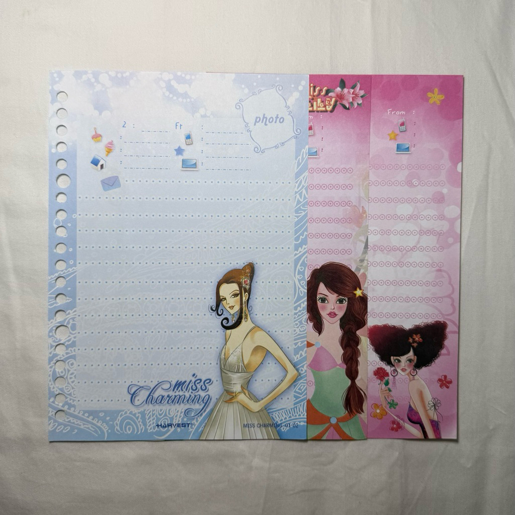 Vintage Binder Coquette / Kertas Orji / File Harvest MissSeries / Seri Langka / Limited Edition