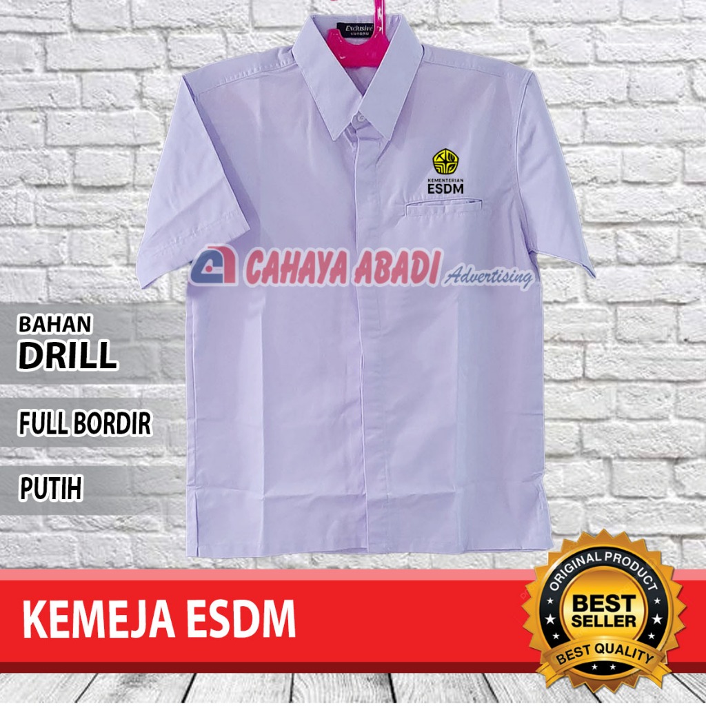 Kemeja Kementerian ESDM Baju Kementerian ESDM Baju Kementerian ESDM