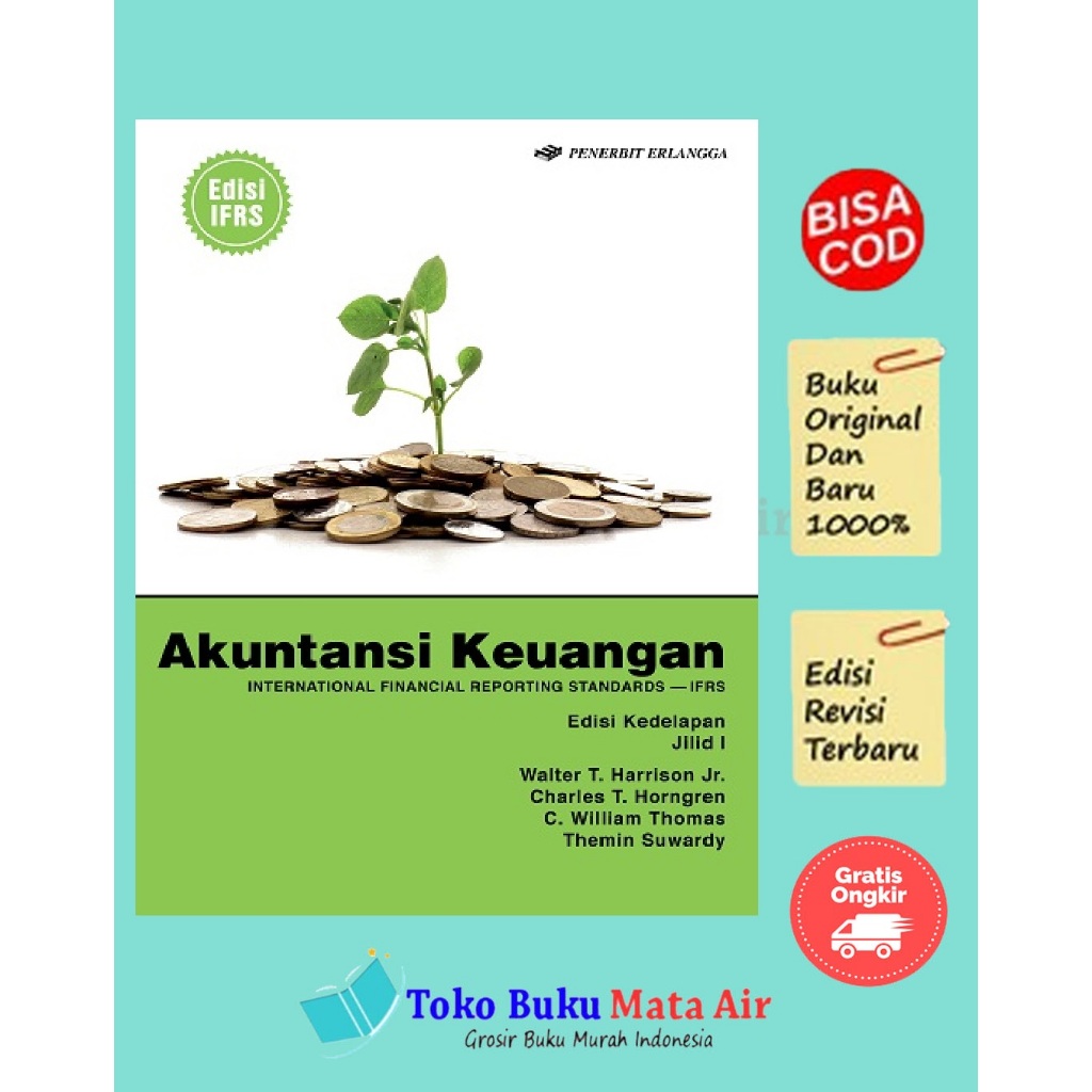 AKUNTANSI KEUANGAN EDISI 8 JILID 1 & 2 - HORNGREN & HARRISON - ERLANGGA