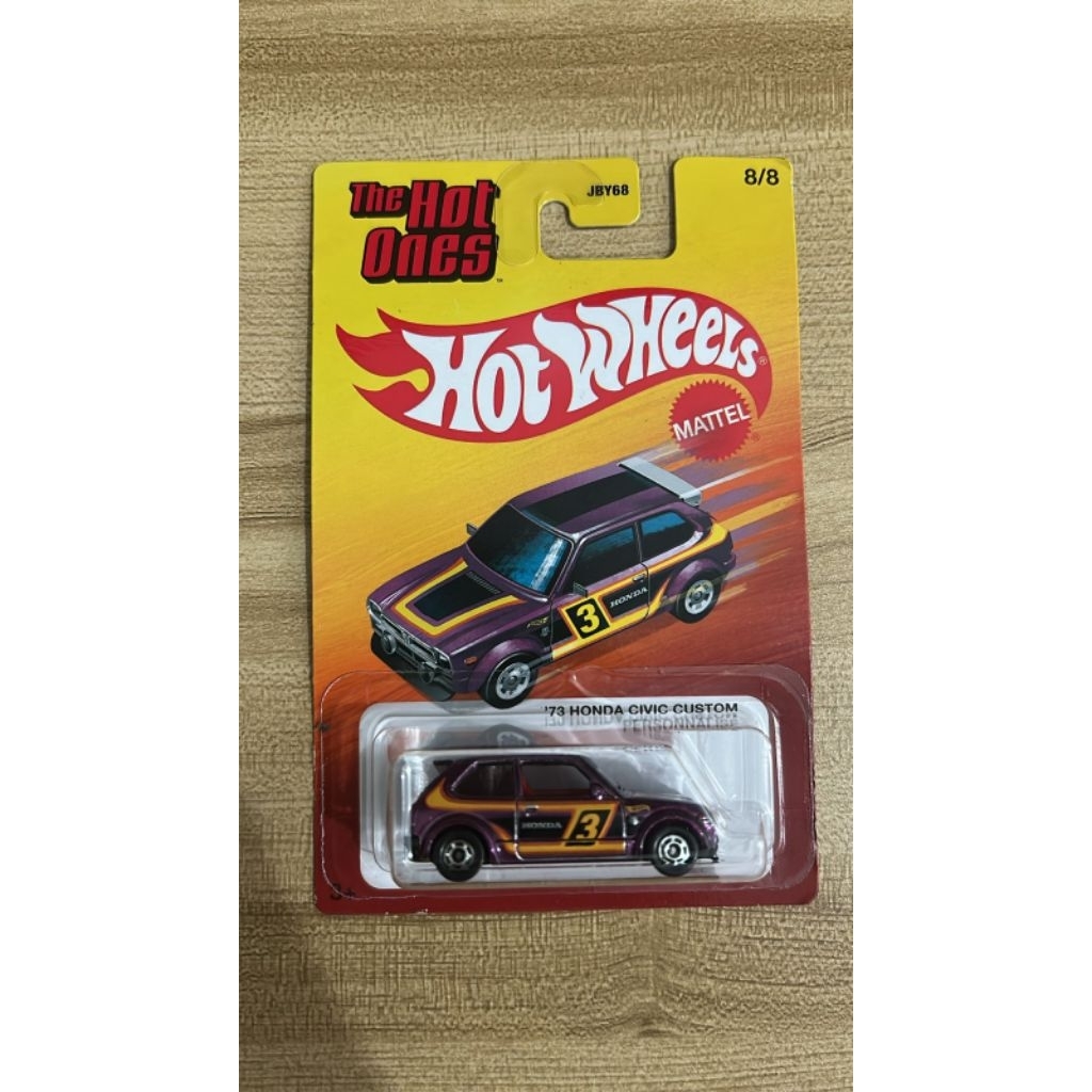 Hot Wheels '73 Honda Civic Custom Personnalise - The Hot Ones (2026 Target Retro)