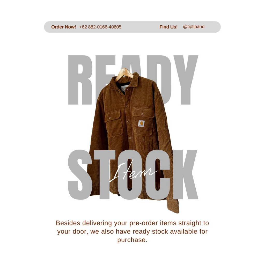 Carhartt WIP Whitesome Jacket Corduroy Original