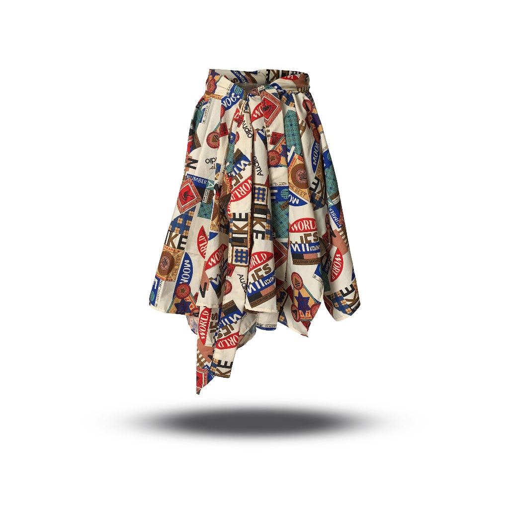 Layered Wrap Skirt Pants | Japanese Streetwear Outer Layer