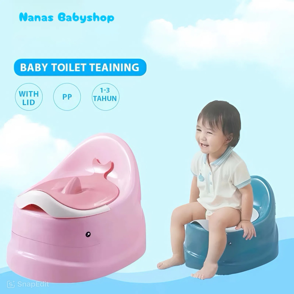 Makassar  Toilet Training Anak Baby Closet WC Jongkok Portable Pispot Plastik Anak Toilet Trainer