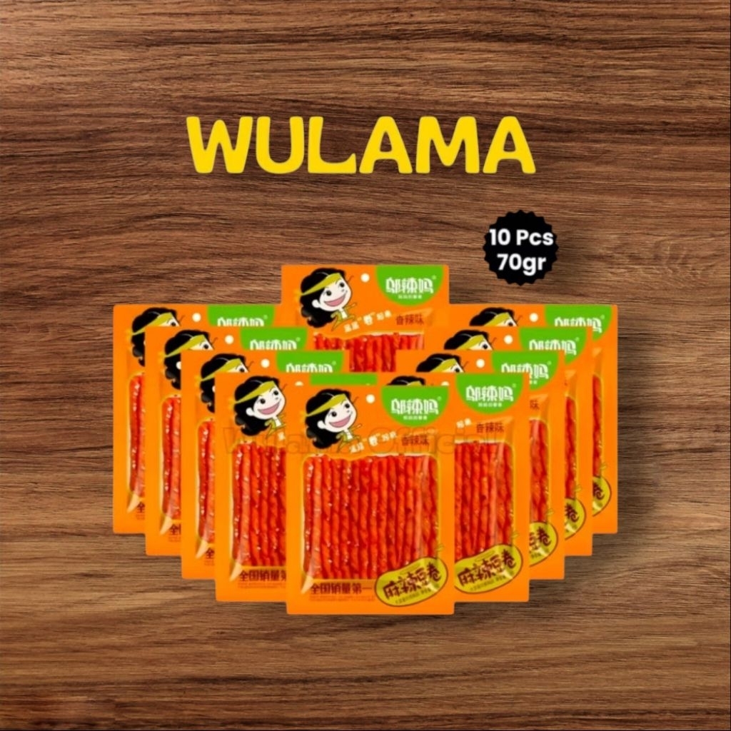 Wulama Camilan Vegetarian kulit tahu Snack Pedas Tendon spicy