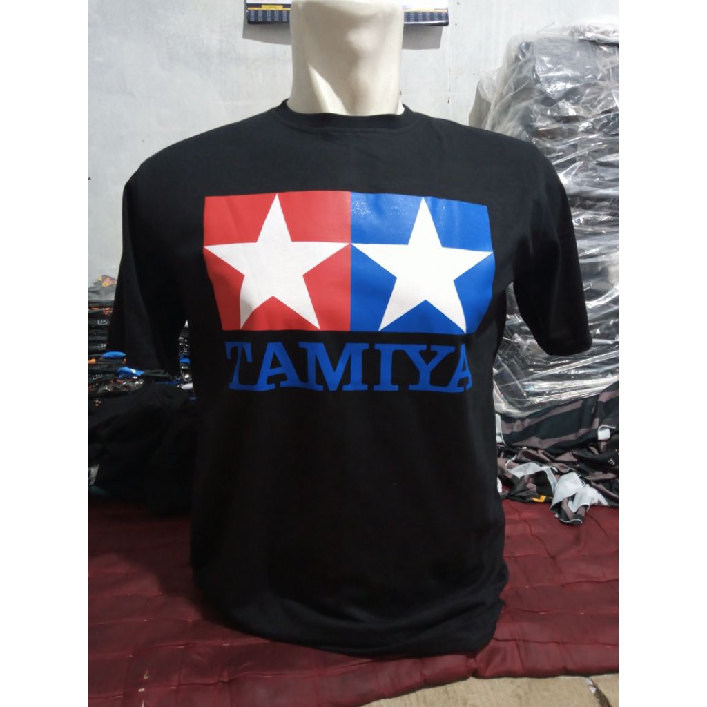 kaos logo tamiya sablon plastisol