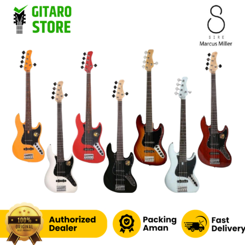 Elektrik Gitar Bass Sire Marcus Miller V3 5St 2nd Generation Bass Active 5 String Original