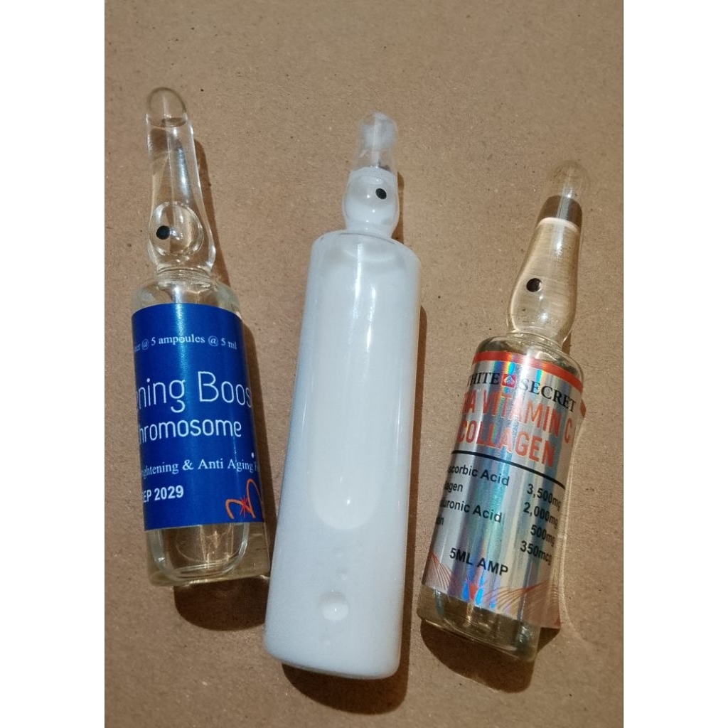 paket whitening chromosome milky+booster+white secret