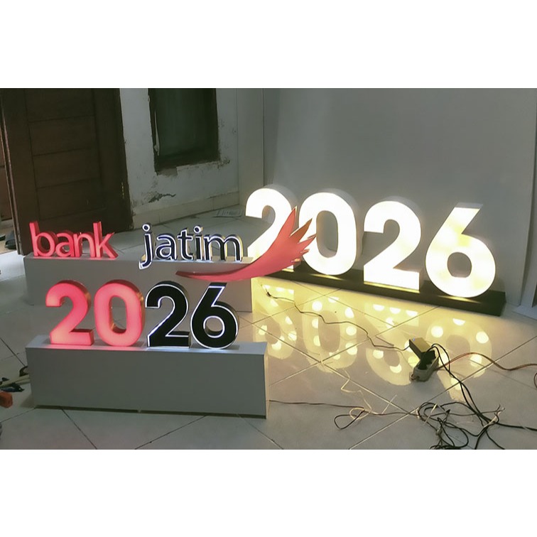 HurufTimbul(letterTimbul)acrylicdengan led