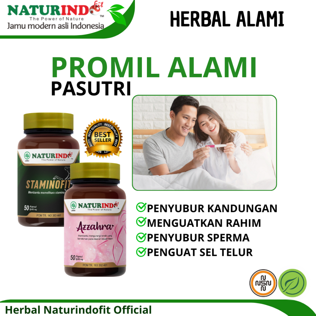 Paket Promil Herbal Alami Program Hamil Suami dan Istri Naturindo