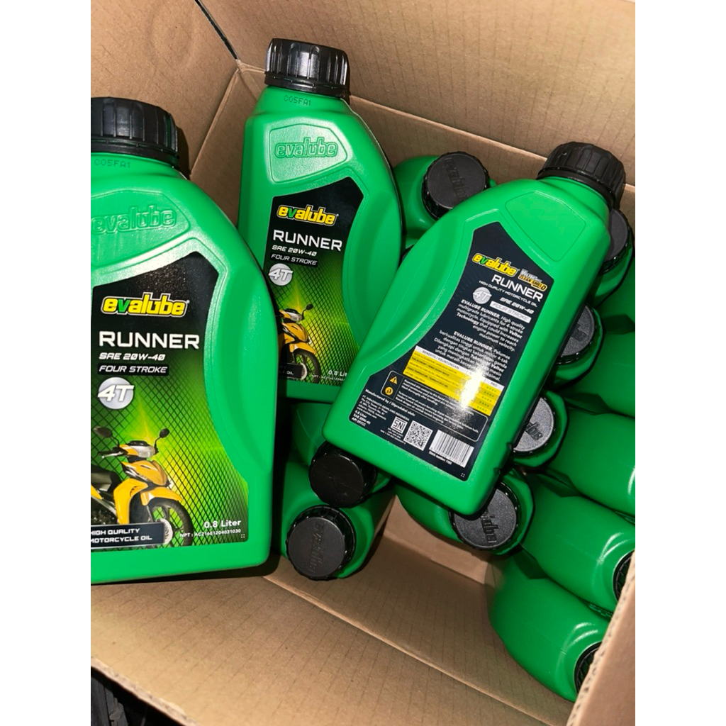 OLI MOTOR EVALUBE OLI EVALUBE 4T RUNNER OLI MATIC 0.8L VARIO BEAT SCOOPY MIO