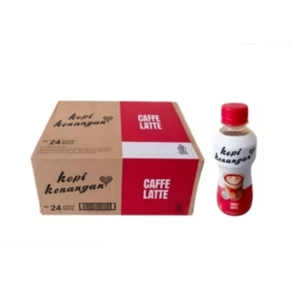 KOPI KENANGAN CAFFE LATTE BOTOL DUS (24X200ML)