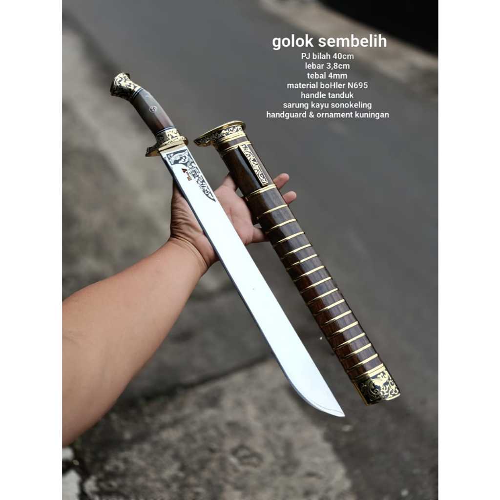 PISAU SEMBELIH PREMIUM BOHLER N695 40 CM TERBAIK