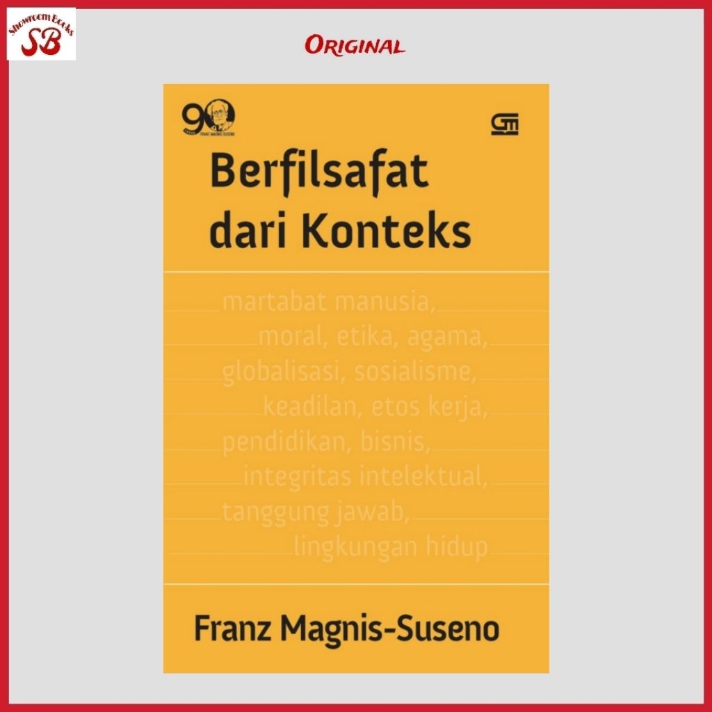 Buku Berfilsafat dari Konteks By Franz Magnis-suseno